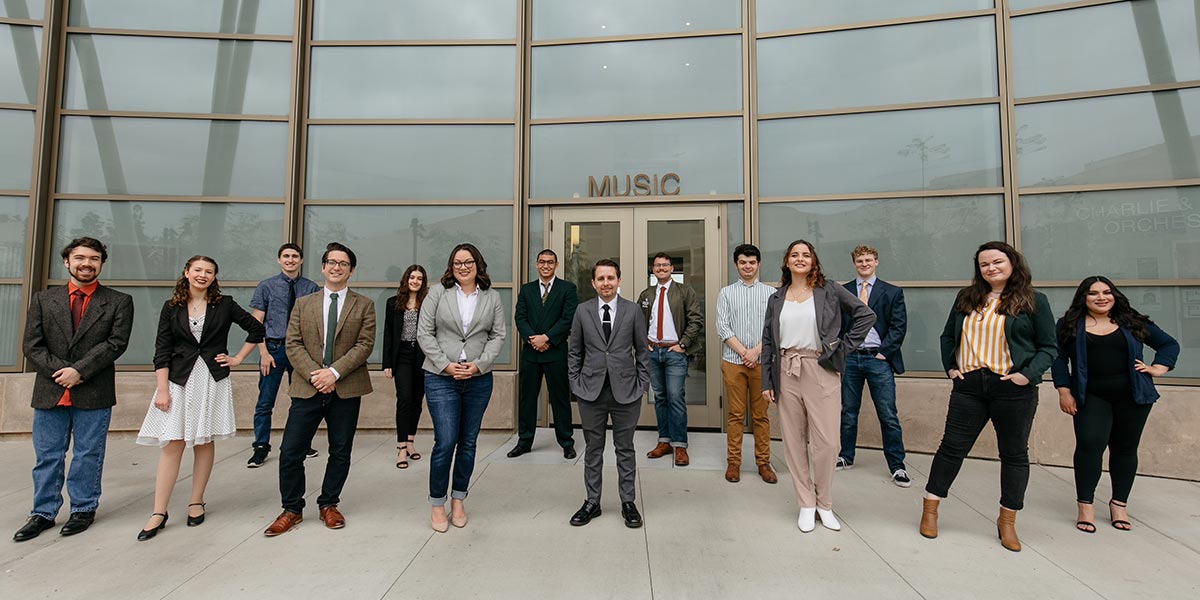 Forensics team posing in front of the BMC